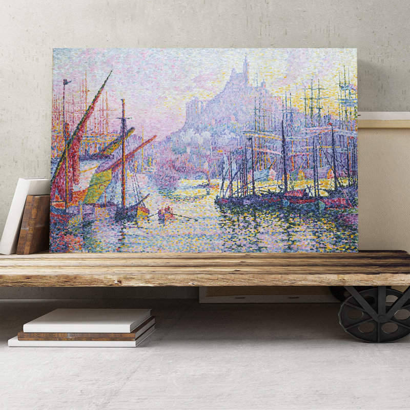 Paul Signac - Wrapped Canvas Painting, 40cm H x 60cm W