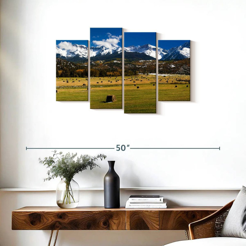 Champ de balles de foin Alvord, H 22 po x l 36 po