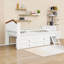 Structure de lit mezzanine simple 4 tiroirs en bois-157444020