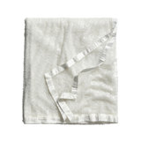 Beaded 56" X 118" Tablecloth - White