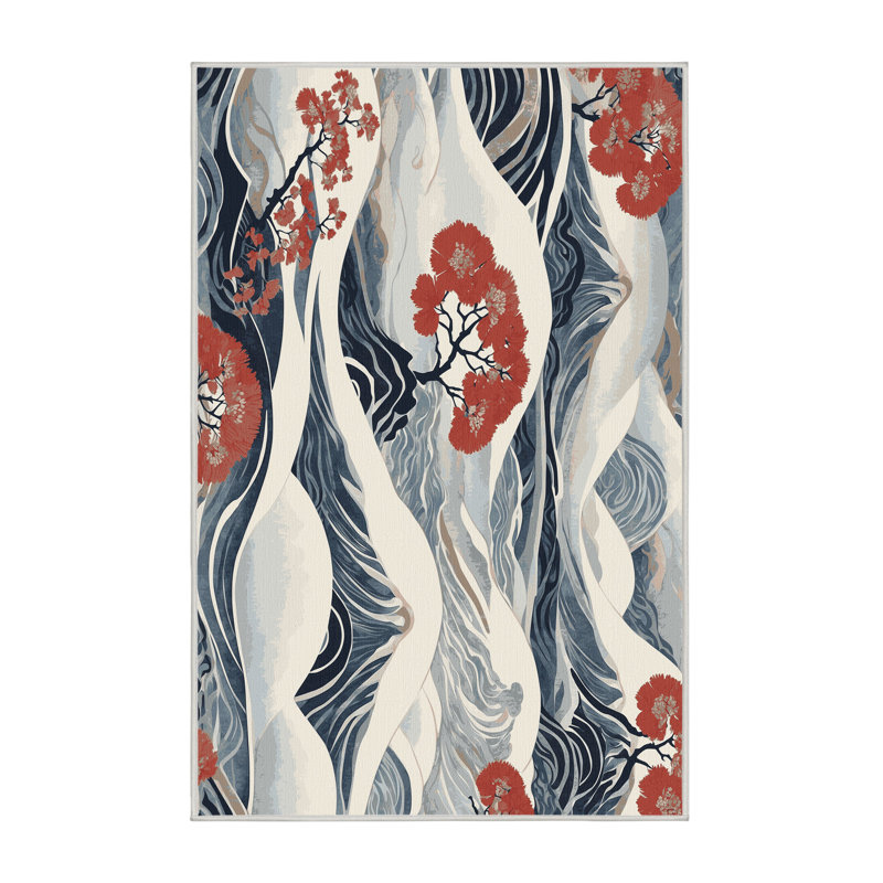 Tapis Gentle Blossoms, Rectangle 2 pi x 3 pi