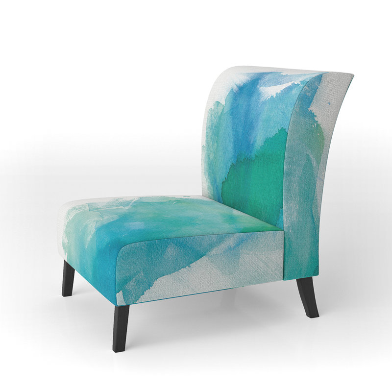 Fauteuil de chambre rembourré Sea Glass