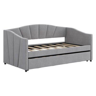 Upholstered Daybed Bed With Trundle Bed by Mercer41