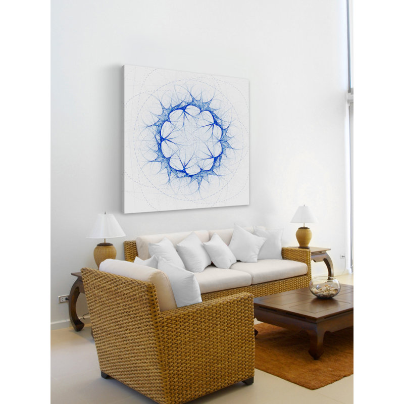 Impression d’art graphique sur toile tendue de lumosité intérieure, H 40 po x l 40 po x P 1,5 po