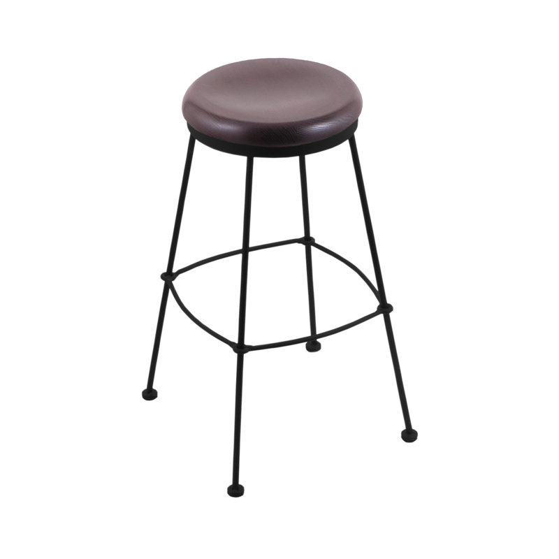 Stationary Bar & Counter Stool, Wood-Dark Cherry Oak, Counter Stool (25” Seat Height)