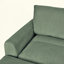 Canapé modulaire moderne en velours côtelé, ensemble de canapé en L convertible en forme de U avec coussin, canapé modulaire surdimensionné avec repose-pieds, convient au salon, au grenier, à un appartement, à 6 sièges