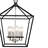 Gunn 6-Light Dimmable Lantern Geometric Chandelier-1929433082
