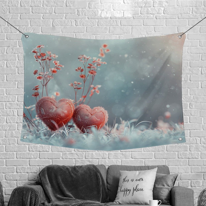 Microfiber Fabric Tapestry, 68" H x 80" W