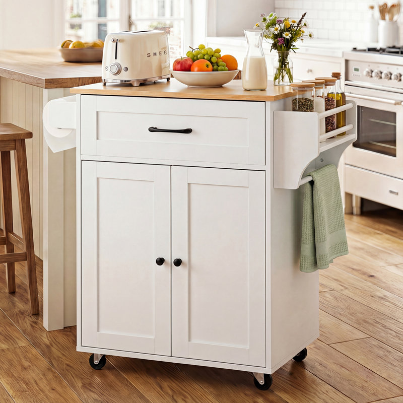 Wood Kitchen Cart