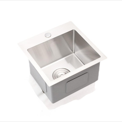 Compact Drop-In Kitchen Sink – Stainless Steel