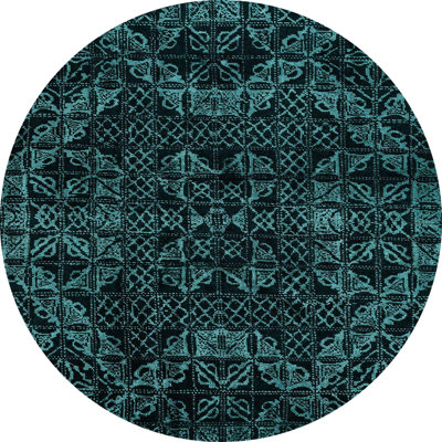 Tapis décoratif multicolore à motif abstrait