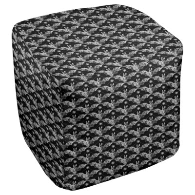 Repose-pieds cube à roussettes Leffel