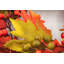AUTUMN BLAZE - 26" Wreath with Warm White LED Microbulbs  