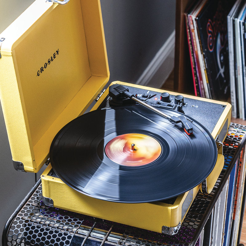 Tourne-disque Cruiser Plus, Jaune citron