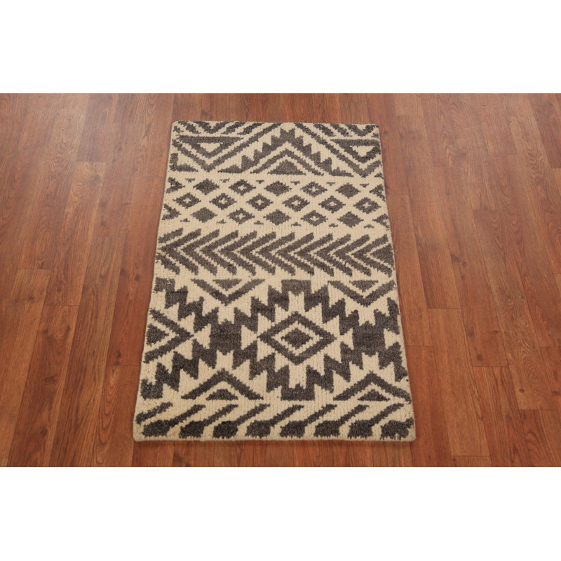 Geometric Moroccan Oriental Rug 2x3