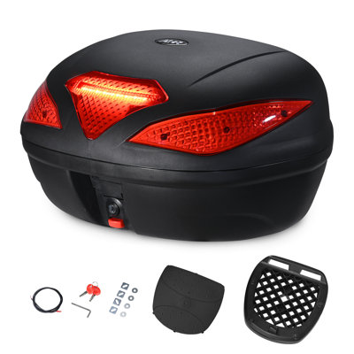 Coffre pour moto AHL 43L avec coffre léger