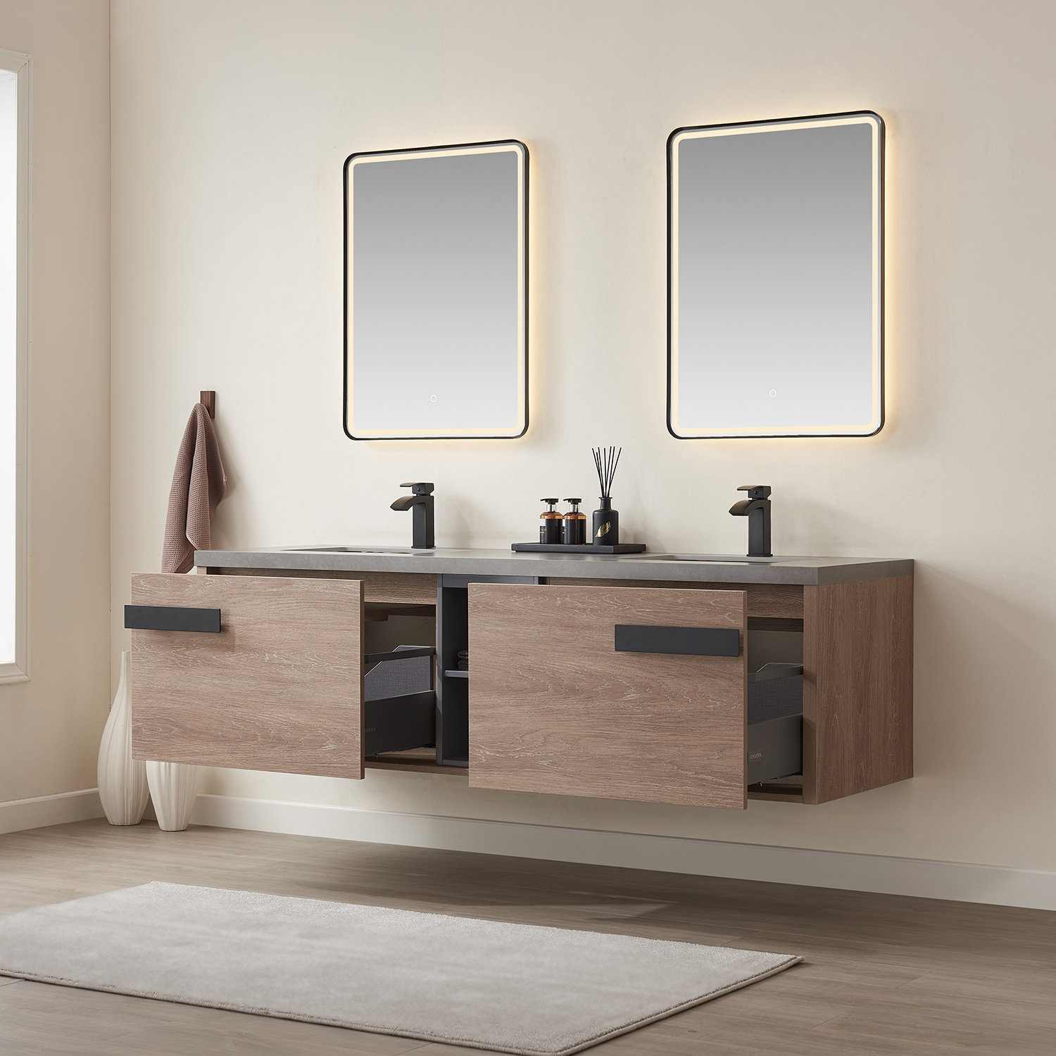 Breckan 72'' Double Bathroom Vanity