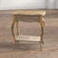 Table de bout en bois rustique de 23 po de largeur avec 1 tiroir et 1 tablette Francoise