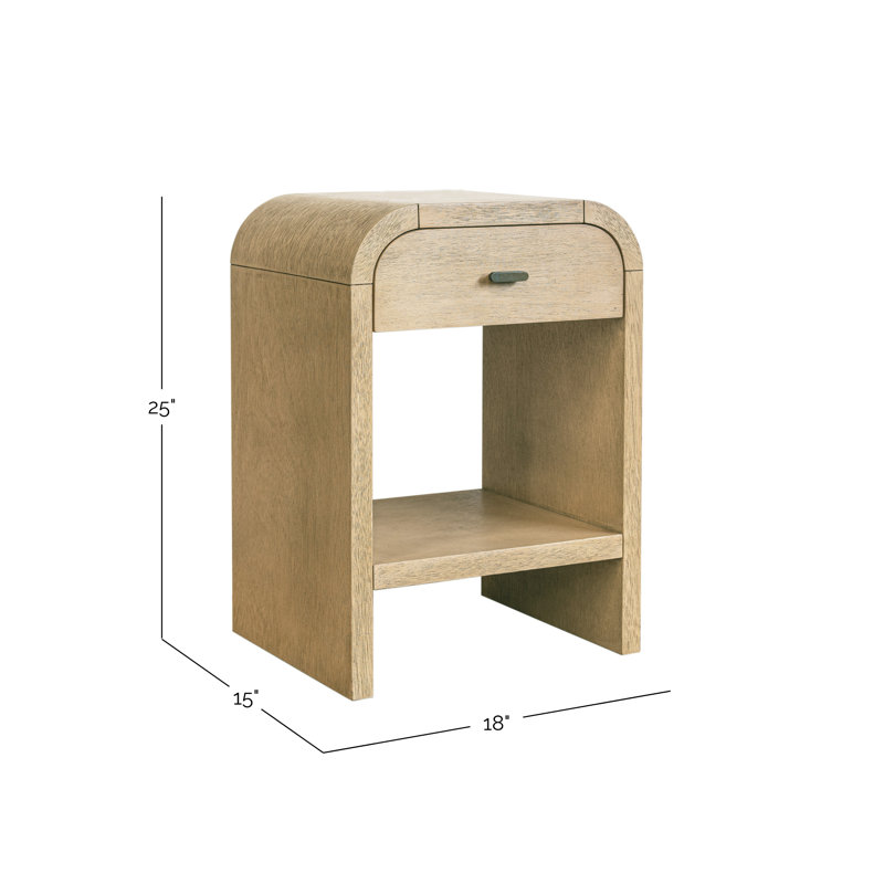 Bord courbé Elena, Beige