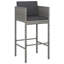 Ensemble de bar en métal avec tabourets-62617161