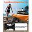 Chariot de kayak, capacité de charge de 300 lb, chariot de kayak pliable avec des pneus en caoutchouc solide de 10 pouces et une sangle à cliquet, chariot de planche à pagaie pour transporter des kayaks, des canots, des planches à pagaie, des tapis flottants, des bateaux Jon