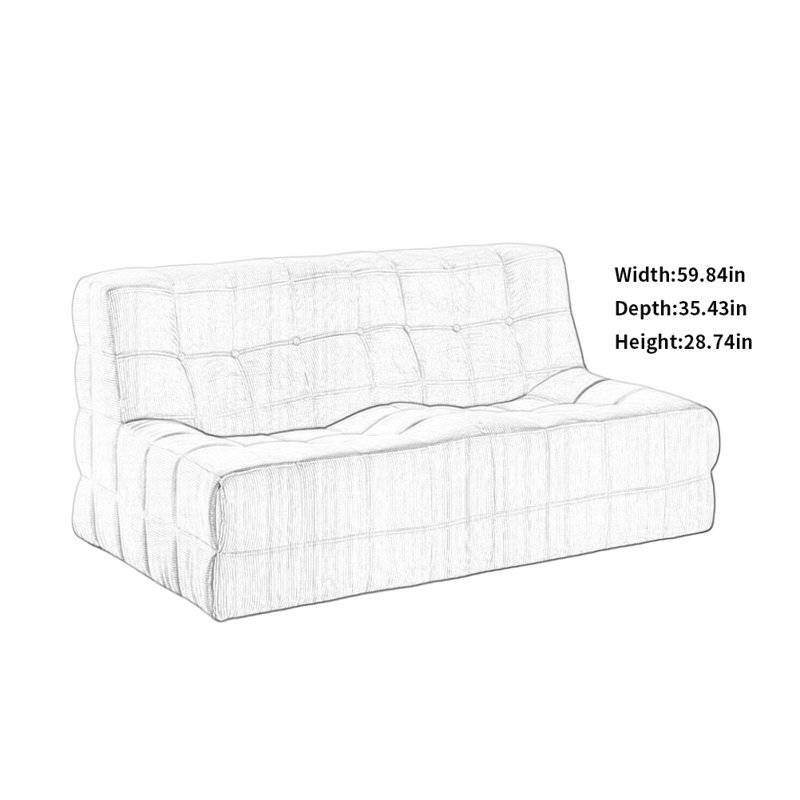 Creative Yellow Casual Sofa