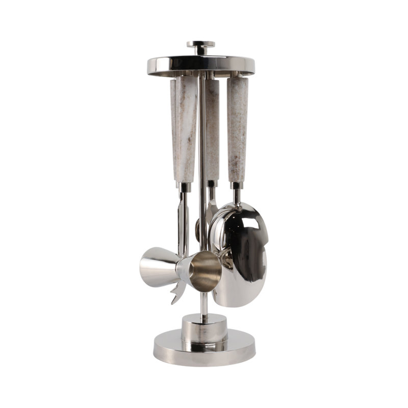 13" Guymon Bar Tool Set, Silver