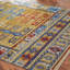 Zahara Hand Knotted Wool Area Rug in Saffron; Gold; Blue; Red-1612167266