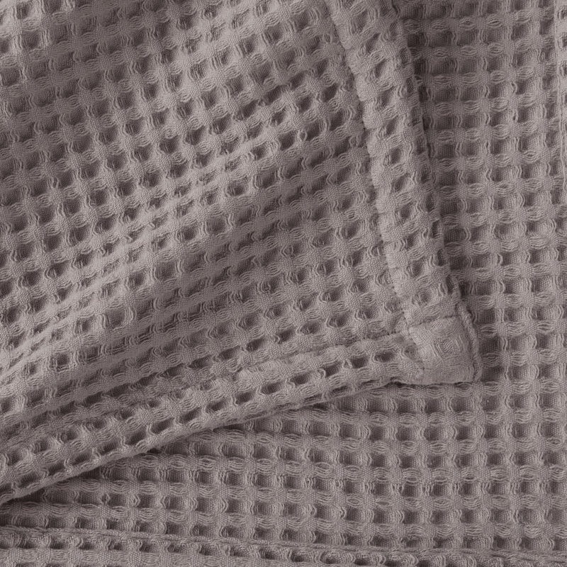 Couverture en coton vila, Anthracite, Très grand