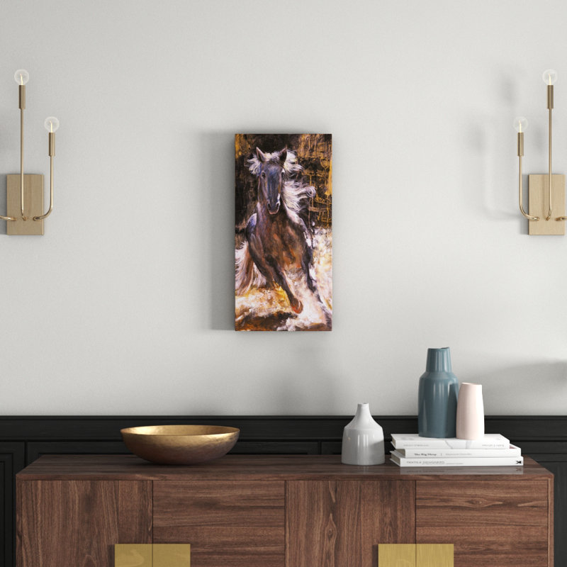 Alain Bonnec - Wrapped Canvas Painting, 61cm x 30cm x 3.81cm