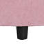 Méridienne de 55 po, revêtement en chenille rose, coussins amovibles pour un lit de style moderne, salon douillet et confortable