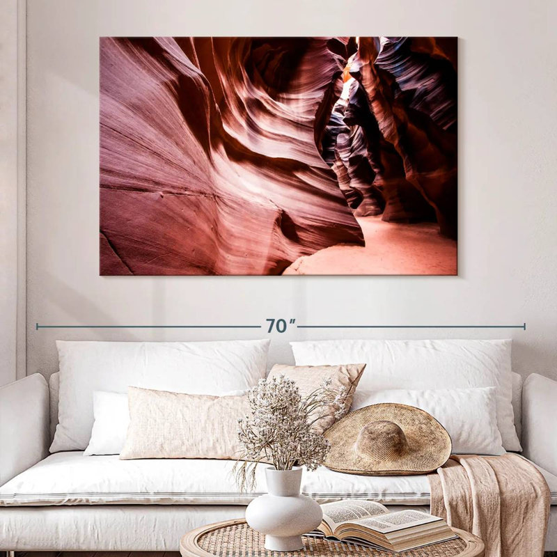 Alvord se forme dans Antelope Canyon, Arizona, H 34 po x l 51 po