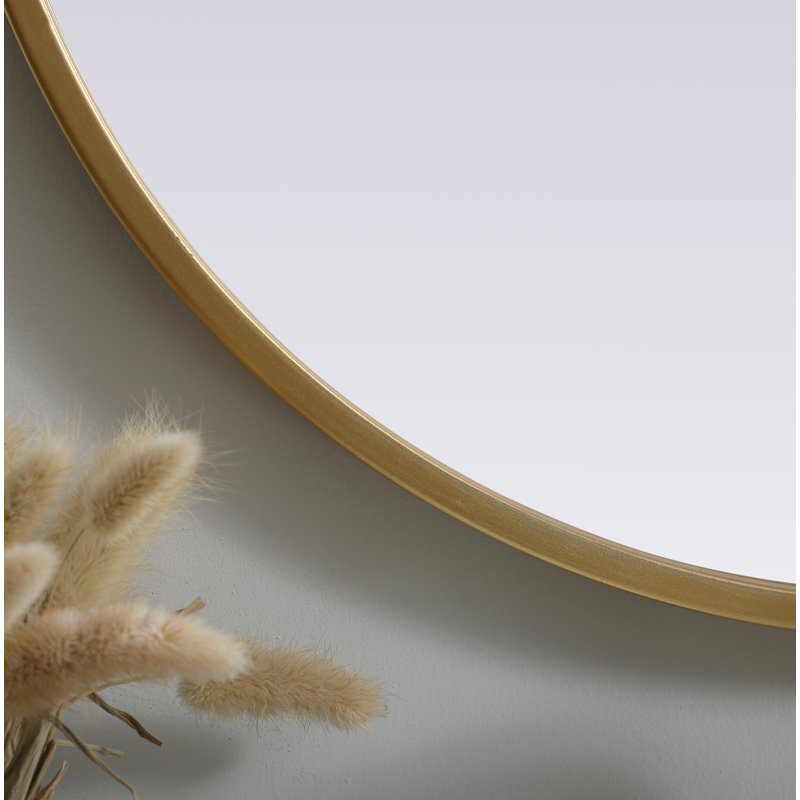Miroir mural Sabine, Laiton, 36 po x 20 po