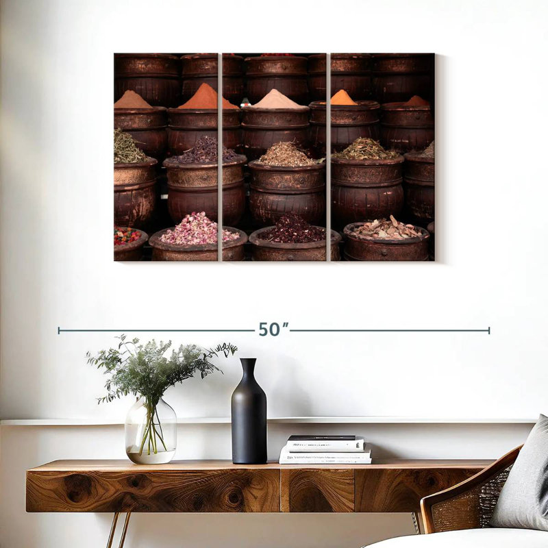 Yarlin Traditional Spices, 24" H x 38" W