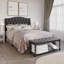 Lit recouvert recouvert de similicuir Jenese-780479390