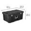 Rolling storage locker, Sterilite plastic utility container-103175773-103175774
