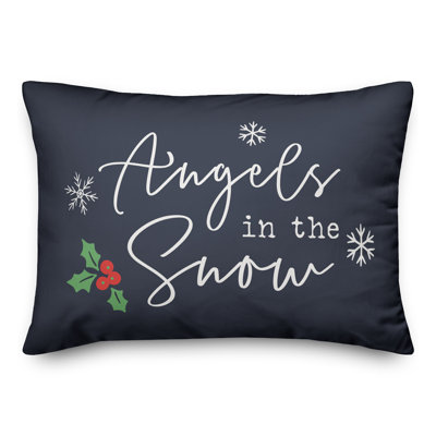  Coussin rectangulaire Angels in the Snow
