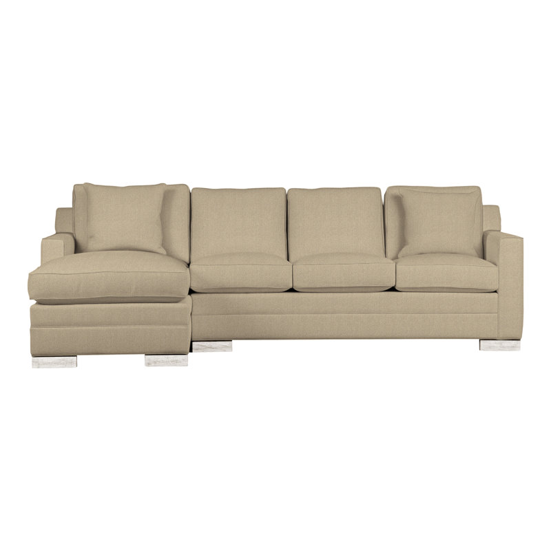 American Bungalow 2-Piece Summerton Sleep Sectional, Nomad Sand, Casa Blanca
