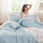 Bedsure Pinch Pleat Comforter Set Boho Bed-in-A-Bag Bedding Set with  Pillowcases for All Season-105529480-105529486