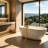Single Handle Freestanding Tub Filler with Diverter-121579579