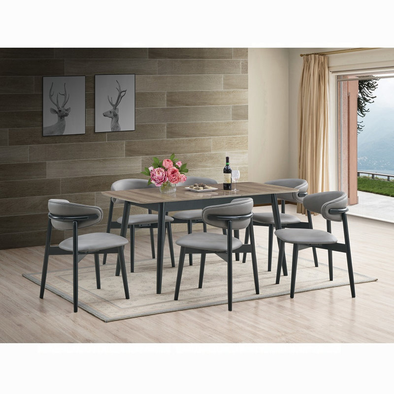 Table de salle à manger Lanae, Walnut