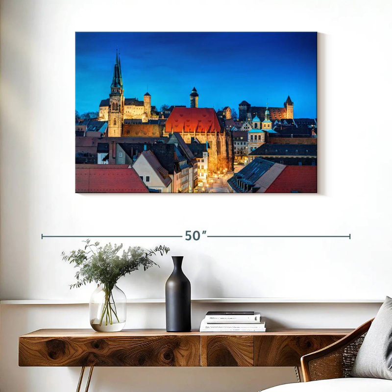 Bâtiments de Nurberg, H 26 po x l 39 po