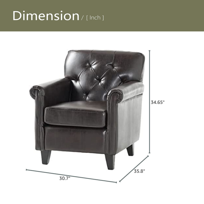 CHAISE CLUB TUFFÉE