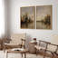 «Tranquil River Reflections pair of Serene», 2 pièces sur toile-98374041-98374042