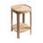Tierney Mango Wood Rounded Square Side Table