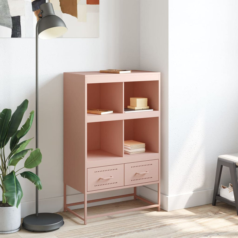 Storage Cabinet, Antique pink and pink