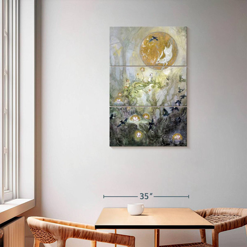Kelan Moongazing, 57" H x 36" W