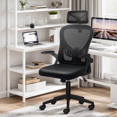 Chaise de bureau en filet Mireyna