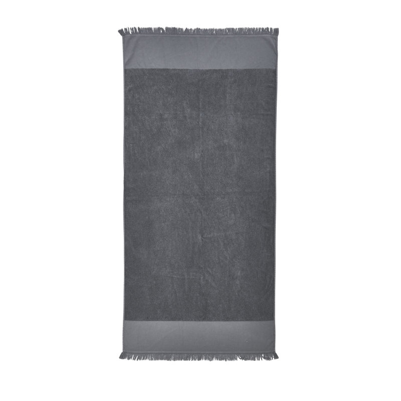 Haider Lightweight Beach Towel, Anthracite