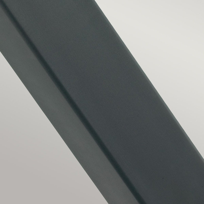 Halstone Transparent Bollards, Black, 850cm H x 120cm W x 120cm D